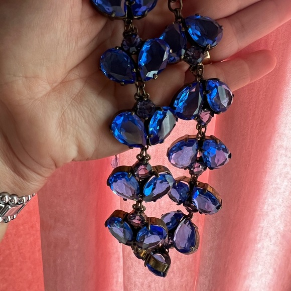BADGLEY MISCHKA // Bold Sapphire Necklace - Picture 3 of 6